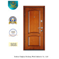 Chinese Style Security Steel Door for Entrance with Yellow Color (L2-1001)